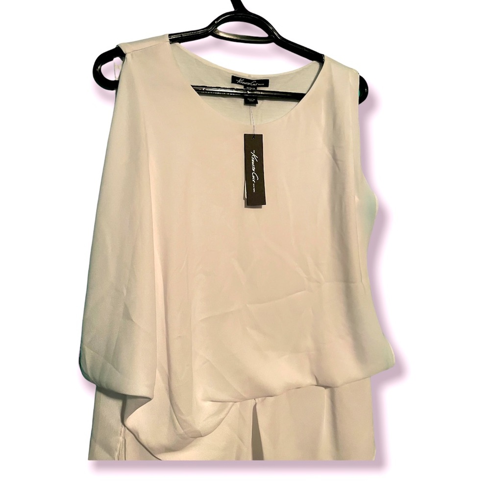 🛑Kenneth Cole Cinched Waist Blouse🛑